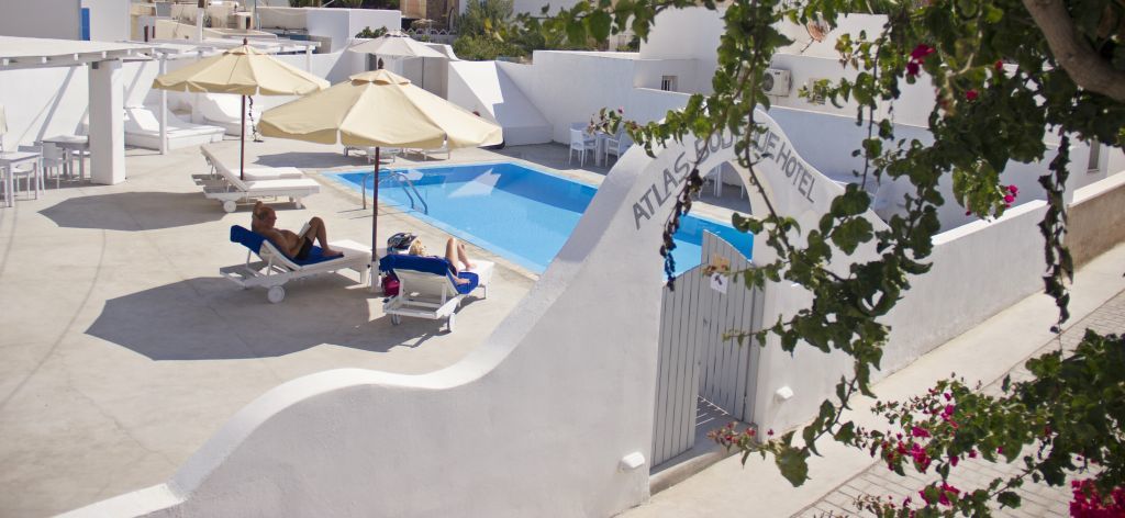 Atlas Boutique Hotel Kamári Eksteriør billede